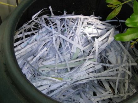 Composting Shredded Paper